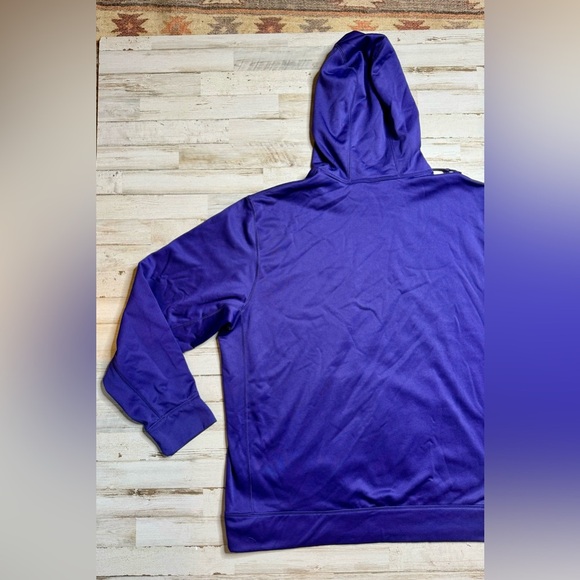 Nike Texas Christian University TCU Hoodie Men's XXL Purple Therma Fit - Picture 9 of 9